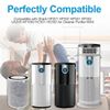 2 Pack HP202 Replacement Filter Compatible with Shark Air Purifier HE2FKBAS