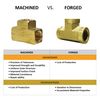 FloFlex Brass Fitting 13pcs, 1/4" X 1/8" NPT Kit, Reducing Adapter, Reducing Hex Nipple, Hex Bushing