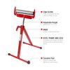 WORKPRO Saw Horse Folding Roller Support Work Stand Carpenter Pipe Wood Level US