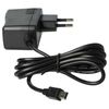 vhbw Mini-USB Ladegerät Universal Ladekabel mit Netzstecker 2.0 A / 5V Schwarz