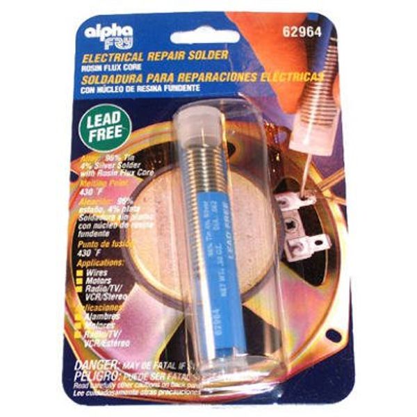Alpha Metals #AM62964 .50 .062 Electric Solder