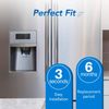Replacement for GE RPWF WF277 RWF3600A Refrigerator Water Filter Icepure 4PACK