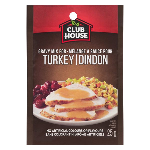 Club House Turkey Gravy Mix, 25g/1oz., (Imported from Canada)