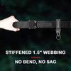 MOZETO Tactical Belts for Men 1.5" Nylon EDC CCW Gun Belt for Concealed Carry Holsters with Heavy Duty Quick Release Buckle