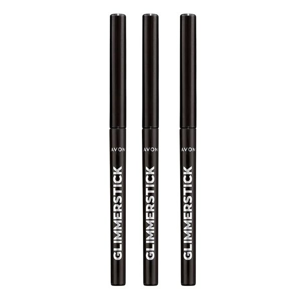 Avon Glimmerstick eyeliner Bundle - Brown Sugar, Black/Brown and Cosmic Brown