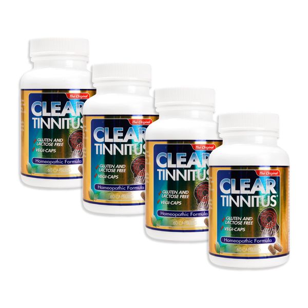 Clear Products Clear Tinnitus, 60 Cap (4 Pack)