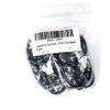 Face Mask Lanyards, Button Adjustable 5 Count, Solid Black Light Weight - New!