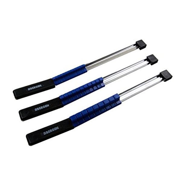 Bergen 3PC 1/4 3/8 1/2 Dr Socket Storage Rails 33 CLIPS B1247