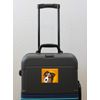 Staring Shelty Sable Dog Sticker Orange Back MK-2