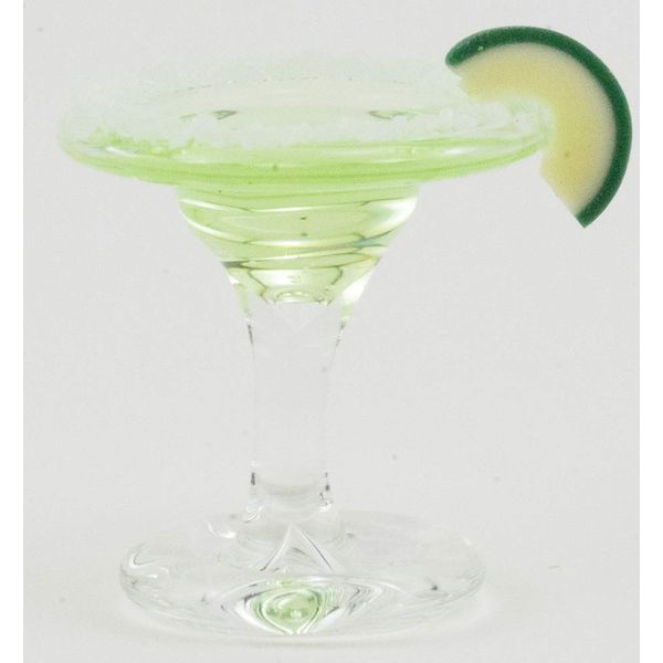 Dollhouse Miniature Margarita with Lime Slice