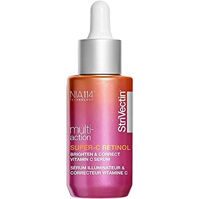 StriVectin Multi-Action Super-C Retinol Brighten & Correct Vitamin C Face Serum with Acerola Cherry Extract, 1 Fl Oz