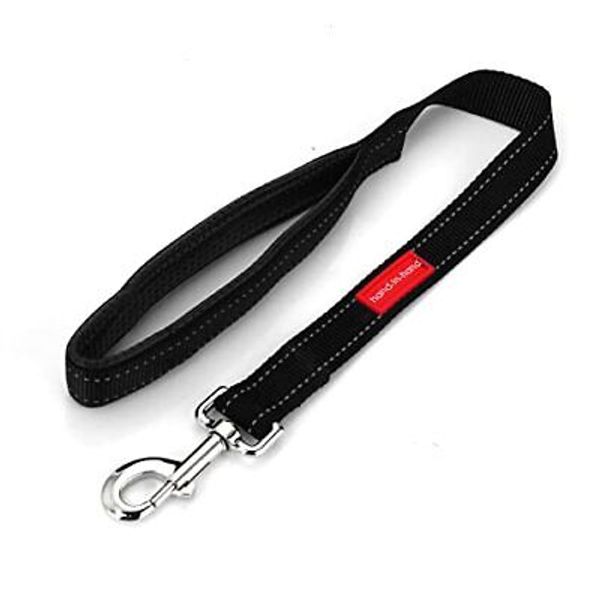 Short Dog Leash with Padded Handle Double Webbing Nylon Reflective Pet Leashe...