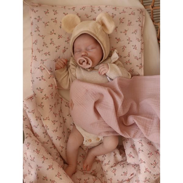 Muslin "Baby Pink" Baby Swaddle Blanket