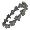 MnB Magnetics Titanium Bracelet in a Paw Print Design (Silver)