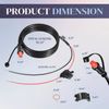 for Garmin 010-11425-01 Threaded Power Cable 6ft. for Garmin GLS, GPSMAP, GSD