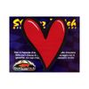 Quattroerre Sticker Patch Heart For Fabrics, 6.3 x 5.2 cm