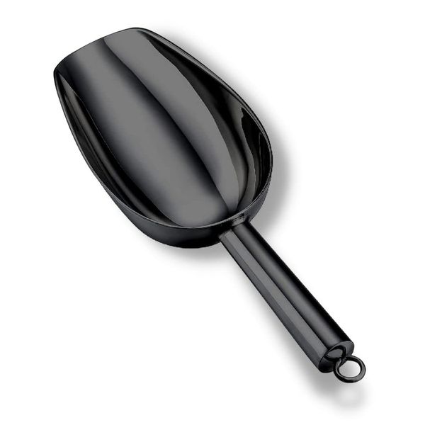 Blissify Ice Cream Scoop (Pack Of 1) - Black Ice Cream Scooper with Comfortable Handle - Sturdy Stainless Steel Scoop Shovel for Animal Food, Ice Cubes, Ice cream - Kitchen Tools and Gadgets