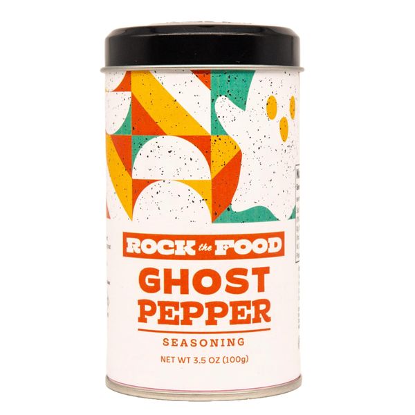 Rock The Food | Ghost Pepper Seasoning Rub Shaker | Shake & Serve!