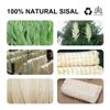Soap Bag, Natural Sisal Soap Saver Bag Pouch Mesh Net Waste Plastic-free Exfoliating Foaming and Drying Soap Holder for Shower (4 Pack)