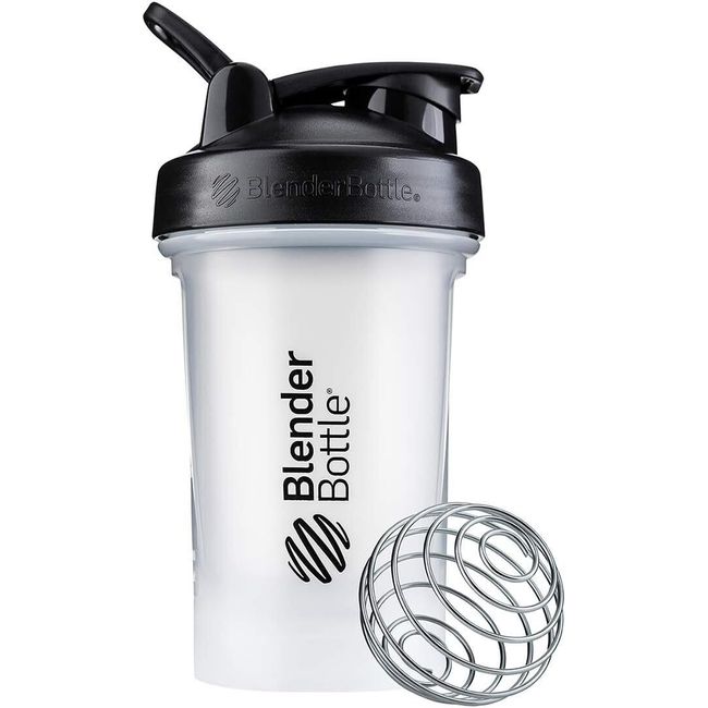 BlenderBottle Radian 26 oz White Shaker Cup with Wide Mouth and