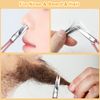 Eyebrow Scissors Curved Beauty Scissors Nail Scissors for Women, Cute Facial Trimming Scissors Nose Hair Scissors for Men