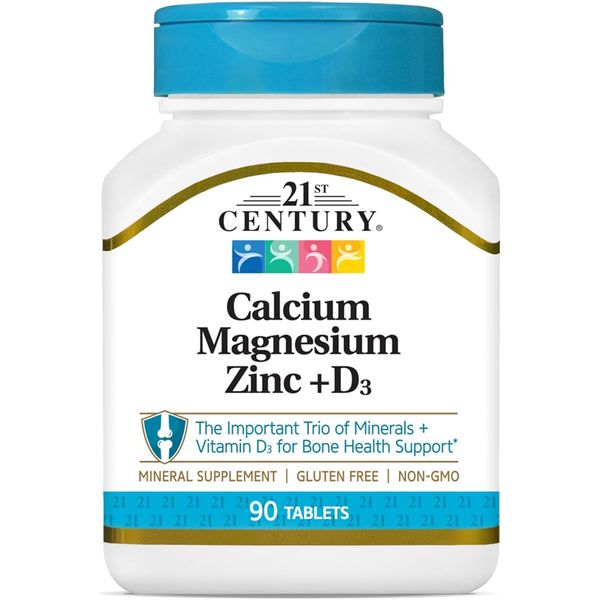 21st Century CAL MAG ZINC + D 90 TABS
