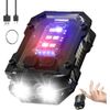 2PCS Rechargeable Mini EDC Keychain Flashlight Compact Pocket COB Light Night US