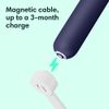 Quip Rechargeable Electric Toothbrush - Soft Bristle, Sonic Toothbrush with Magnetic Charging Cable & Habit Improving Timer - ADA Accepted Electric Toothbrush - Travel Toothbrush - Midnight, Plastic