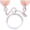 Bondage Masters Neck Collar with Nipple Clamps
