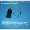 LED GLOWING EYES HALLOWEEN BLINKING RED 5MM 9V ON/OFF SWITCH