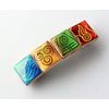 Four Nations Wooden Tile Hair Barrette