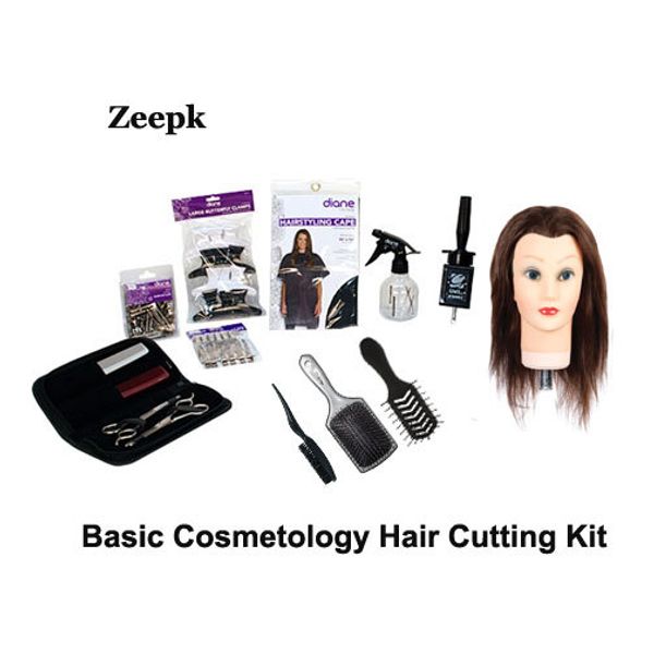 ZEEPK BASIC STUDENT BEGINNER COSMETOLOGY SALON HAIR CUTTING KIT TOOLS USA