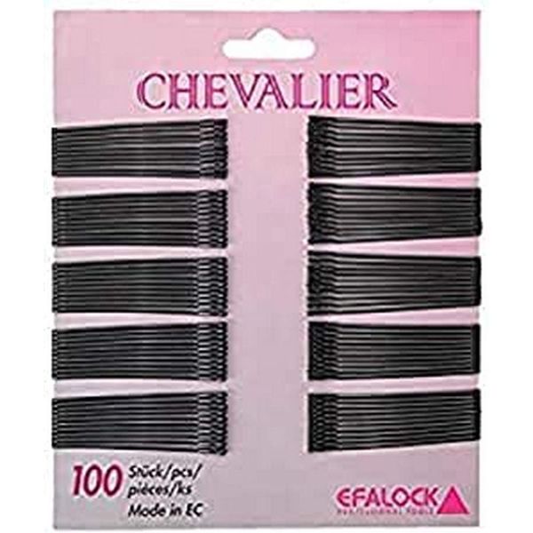 Efa Chevalier Hair Clip Black Pack of 100 5 cm
