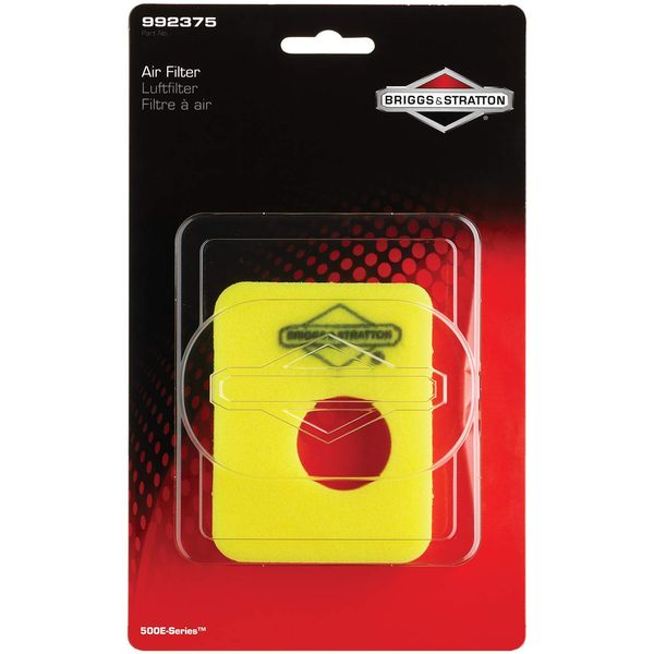 Briggs and Stratton 992375 Luftfilter 500E-Series, schwarz