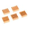 Pure Copper HEATSINK Pack X 5, Other Embedded Development Accessories, Qty.1 | FIT0506