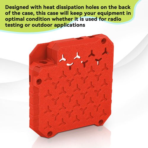 Meshnology 1Pack ESP32 for Heltec V3 Case LoRa Development Board Meshtastic with Antenna Port and Type-C Interface The Back of The Case is Designed with a Heat Dissipation Hole N33 Red