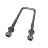 U Bolt Square M12 Thread 50mm Inner Width x 120mm Length with Hex Nuts and Washers (1)