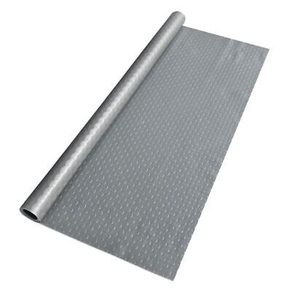 Garage Floor Mat Roll Non Slip Car Parking Protect Cover Trailer Gray 13x5 Ft