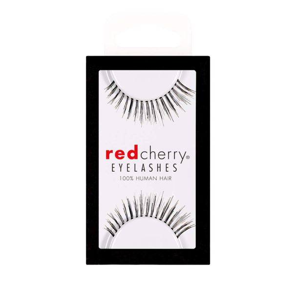 Red Cherry Eyelashes 100% human hair #68 (6 pairs pack)