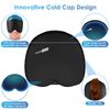ComfiTECH Head Ice Pack Wrap Cold Cap Cooling Gel Hat, Large, Black