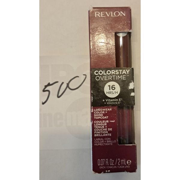 CB Revlon ColorStay OVERTIME  Lipcolor liquid #560 TAUPE TIME improved for UB14