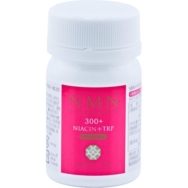 Mirai Lab NMN + Niacin Tryptophan Plus (60 Capsules), Single Item
