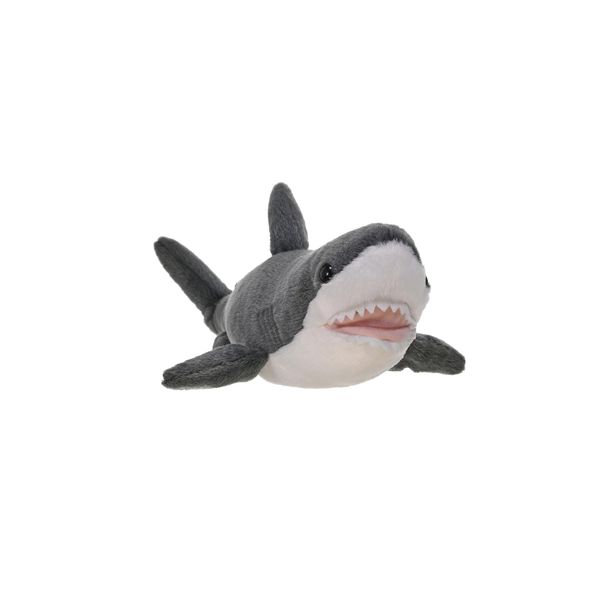 Wild Republic Great White Shark Plush, Stuffed Animal, Plush Toy, Gifts for Kids, Cuddlekins 13 inches