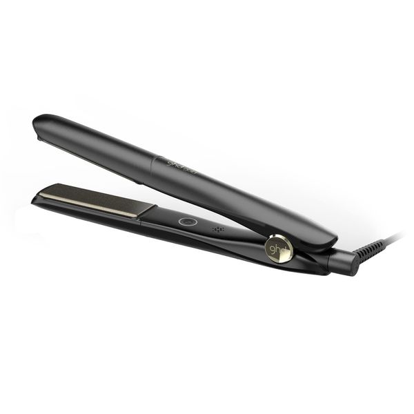 ghd Gold Styler ― 1" Flat Iron Hair Straightener, Professional Ceramic Hair Straightening Styling Tool for Stronger Hair & More Color Protection ― Black