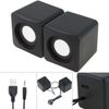 3.5mm Mini USB Wired Computer Speakers Stereo Bass For PC Laptop Desktop Black