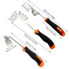 JJIW 3 Pcs Weed Puller, Weeding Tool, Gardening Tools Enables Efficient Root Removal And Precision Weed Extraction, Weed Remover Tool（3 PCS）