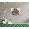 Wizardi Mid-Sized Bead Embroidery kit - Emerald Branch AMB-088 Abris Art