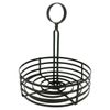 Condiment Basket Ø 20X25 Cm Black Iron - 1 Units
