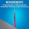 Extraction Tool, Size 20, 6 In L, Red