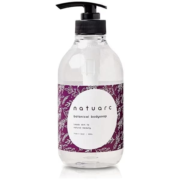 Natuarc Body Soap [500ml 1 bottle] Organic, additive-free, naturally derived, botanical, highly moisturizing ingredients